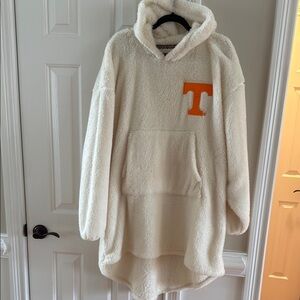 University Tennessee Logo Cream Fleece Hoodie OS worn once